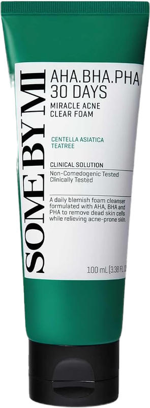 SOME BY MI AHA BHA PHA 30 Days Miracle Acne Clear Foam