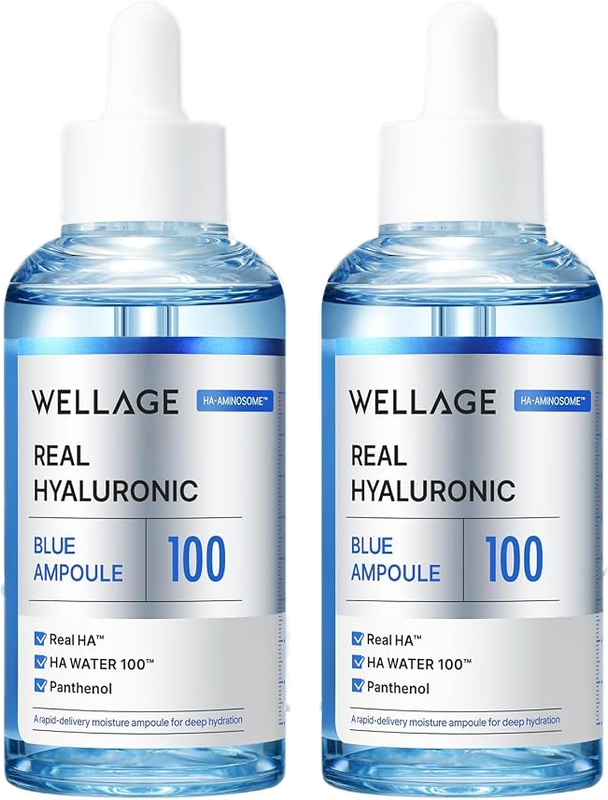 WELLAGE Real Hyaluronic Blue Ampoule 100
