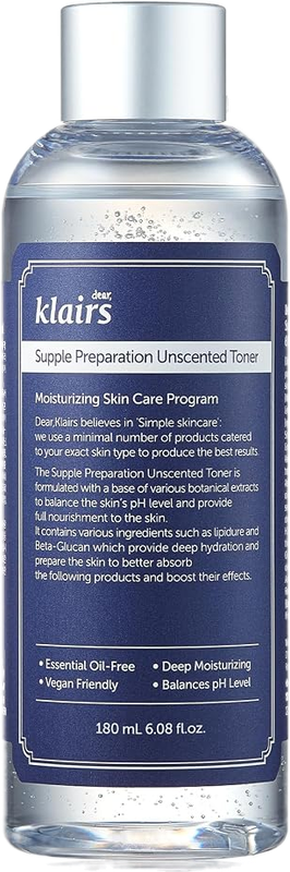 Dear Klairs Supple Preparation Unscented Toner