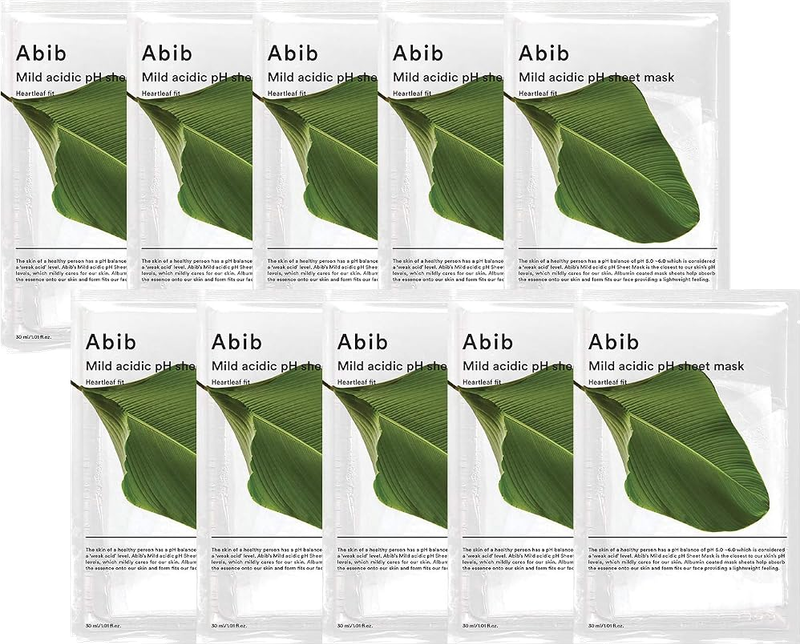 Abib Mild Acidic pH Sheet Mask Heartleaf